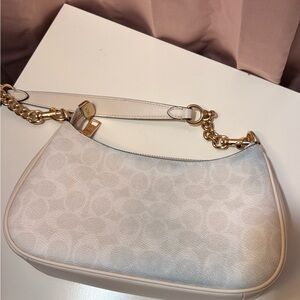 Stained Teri Shoulder Coach Bag